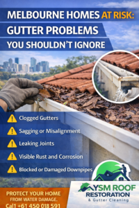 gutter problems Melbourne homes