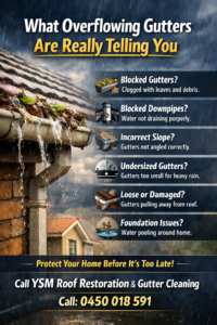 Overflowing Gutters Melbourne