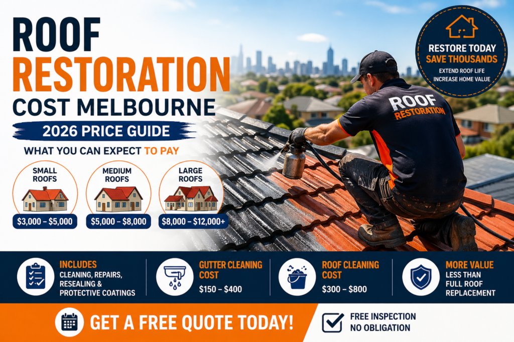 roof restoration cost Melbourne